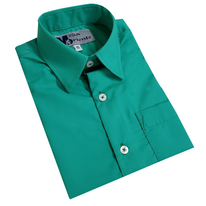 camisa social verde